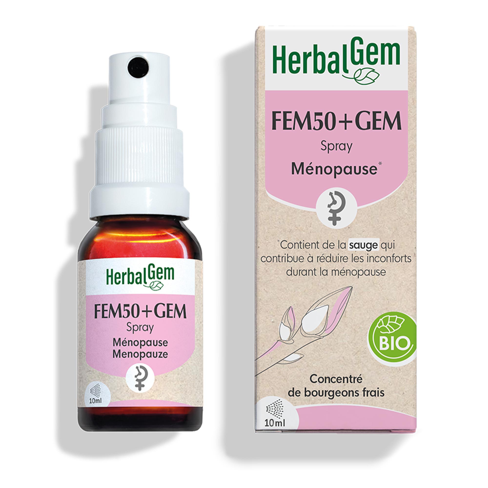 FEM50+GEM spray petit format - Bio